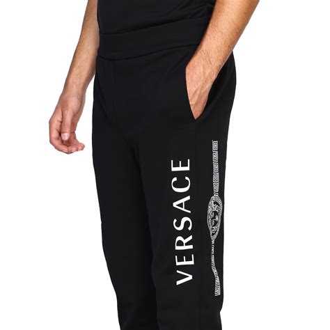 versace jogginghose kurz|versace pants for women.